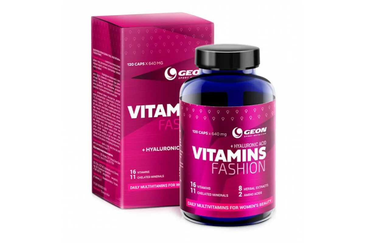 Vitamins women комплекс для волос. Витамины для женщин geon fashion vitamins. geon vitamins fashion 120 капс. минерально-витаминный комплекс geon fashion vitamins. geon brutal vitamins, 90 капсул.