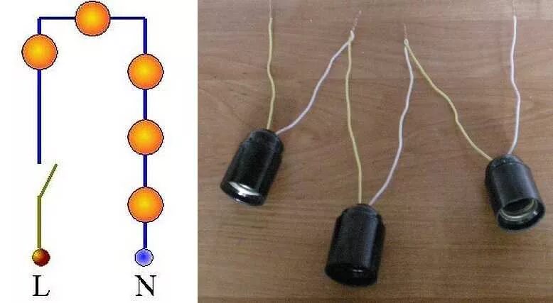 Последовательное соединение ламп 220 вольт. Параллельное соединение ламп 220 вольт. Параллельное соединение лампочек клеммниками. Параллельные соединения проводов на 2 лампы. Последовательное соединение гирлянд
