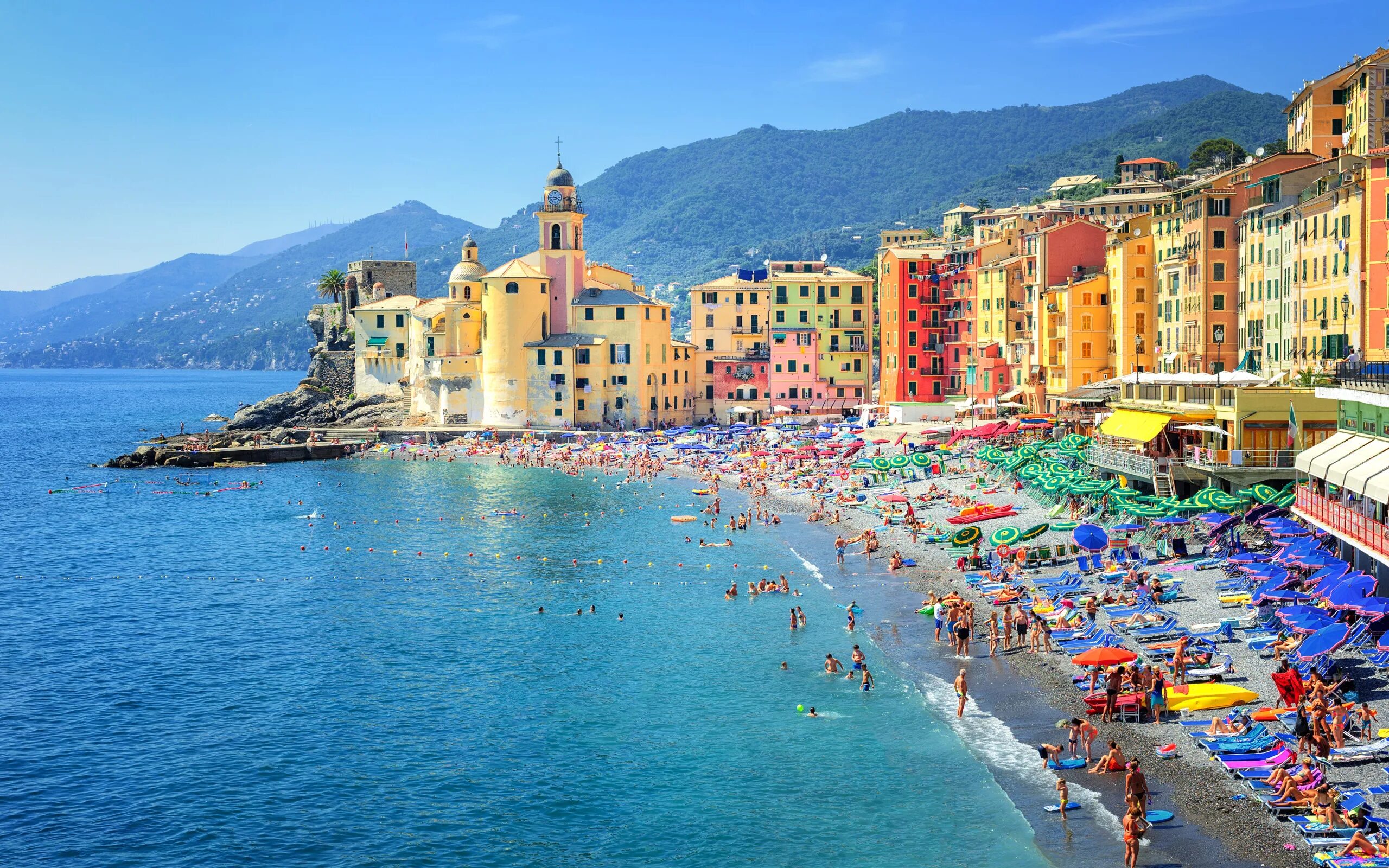 Итальянская Ривьера, Лигурийское побережье. Camogli Италия. Генуя Италия. Лигурийское побережье Портофино.