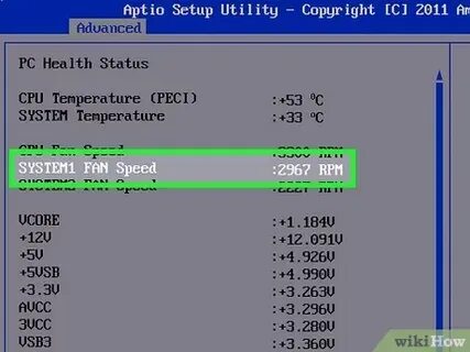 Lowest fan speed