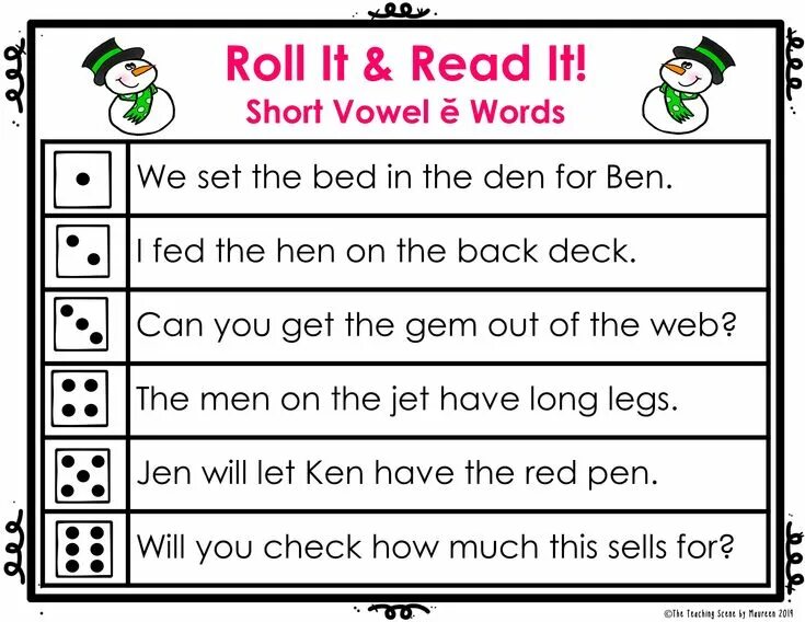 Roll and read short Vowels. Roll and read sentences. Phonics Vowels. Reading Sounds.