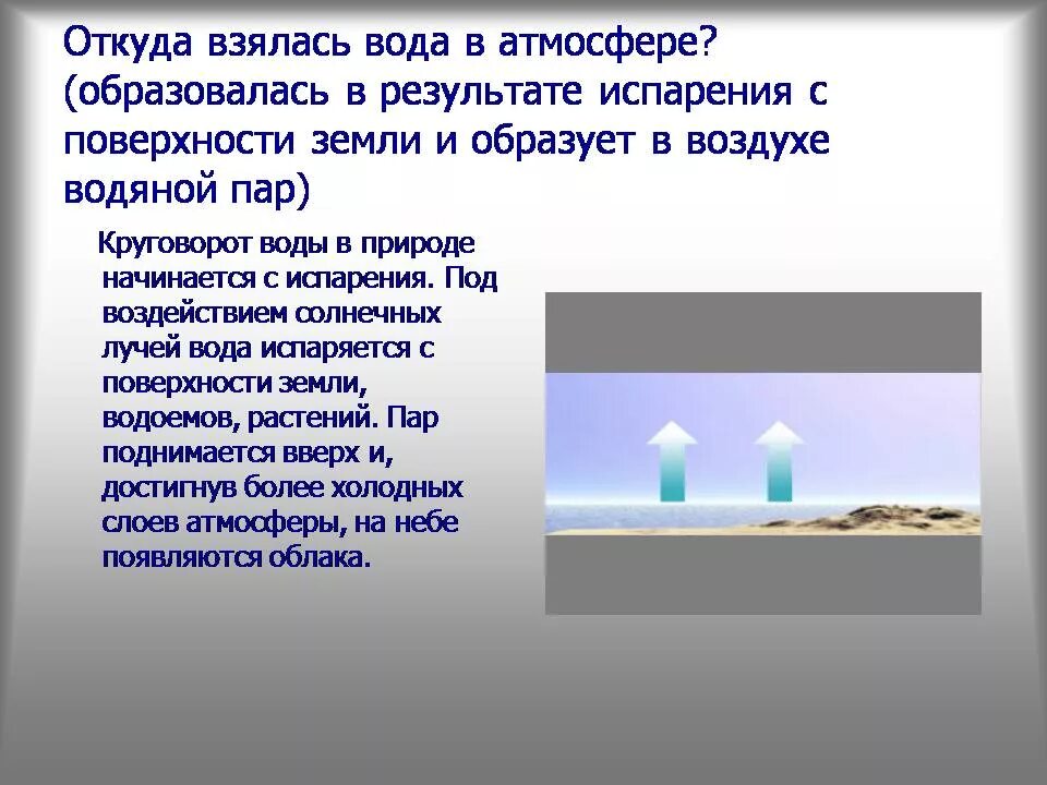 Откуда берется вода. Откуда берется вода в атмосфере. Откуда берется вода в природе. Испарения с поверхности земли воды.