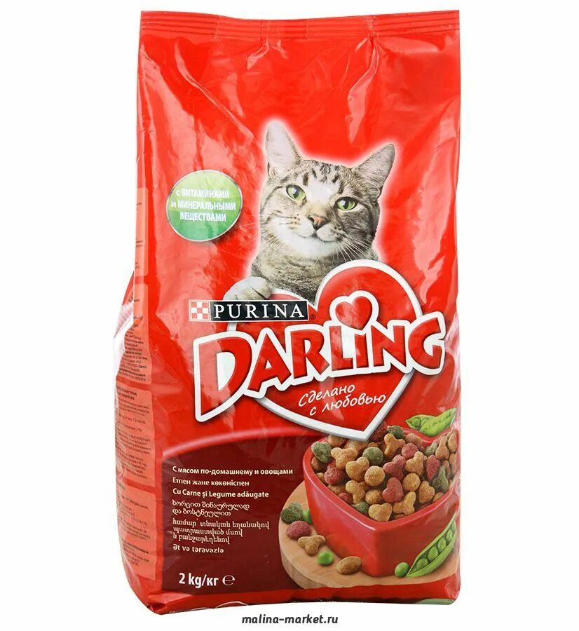 Корм дарлинг купить. Darling® для кошек, с мясом и овощами 10x300g. Кошачий корм Дарлинг. Дарлинг корм для котят. Корм для кошек в светофоре.
