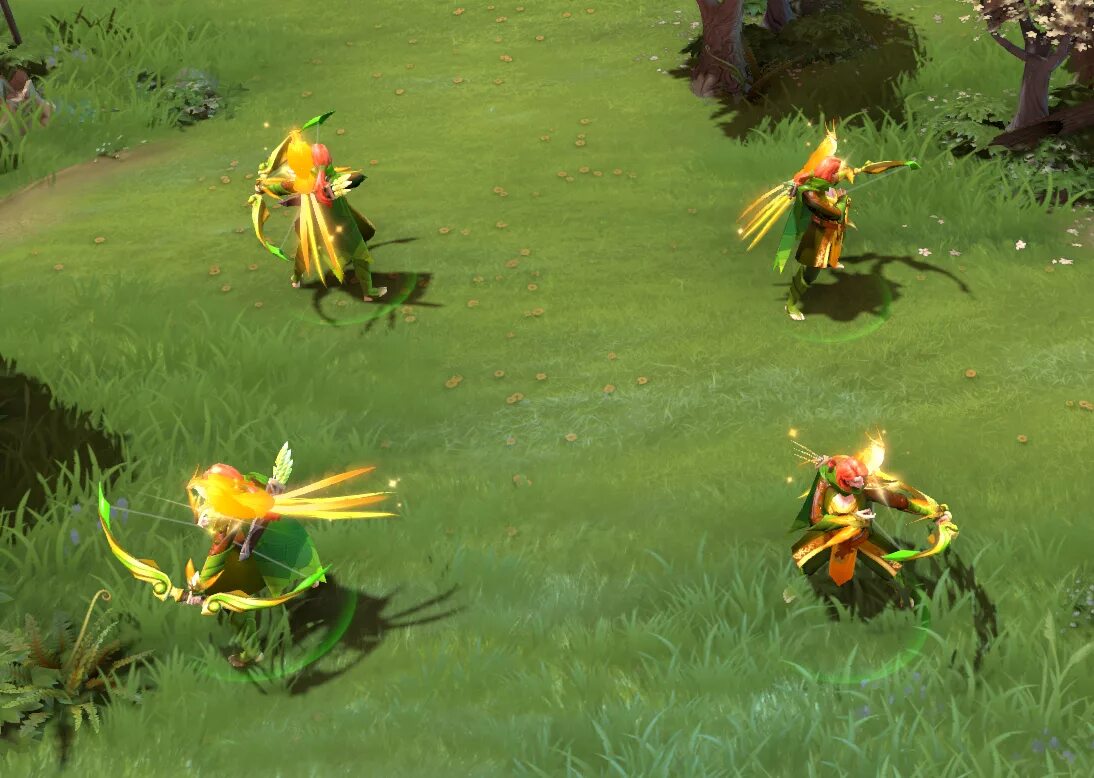 Sylvan cascade. Sylvan windranger. sylvan vedette.