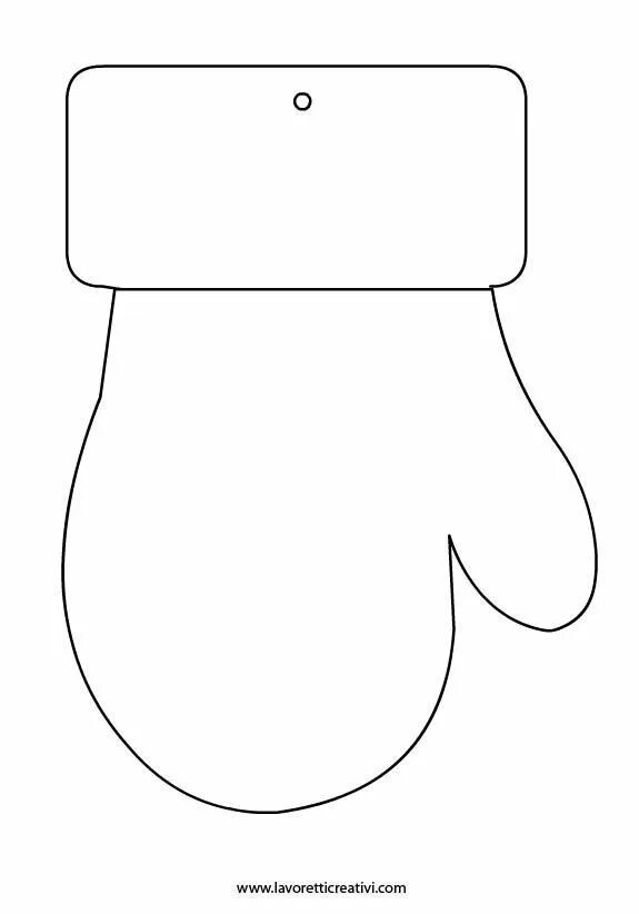 Шаблон варежки для вырезания из бумаги 13 Awesome mitten template for writing images Mittens template, Mitten, Winter m