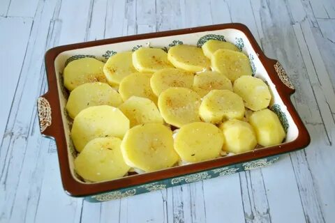Картошка с мясом слоями рецепт