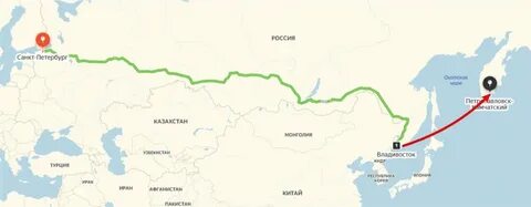 Груз санкт петербург владивосток