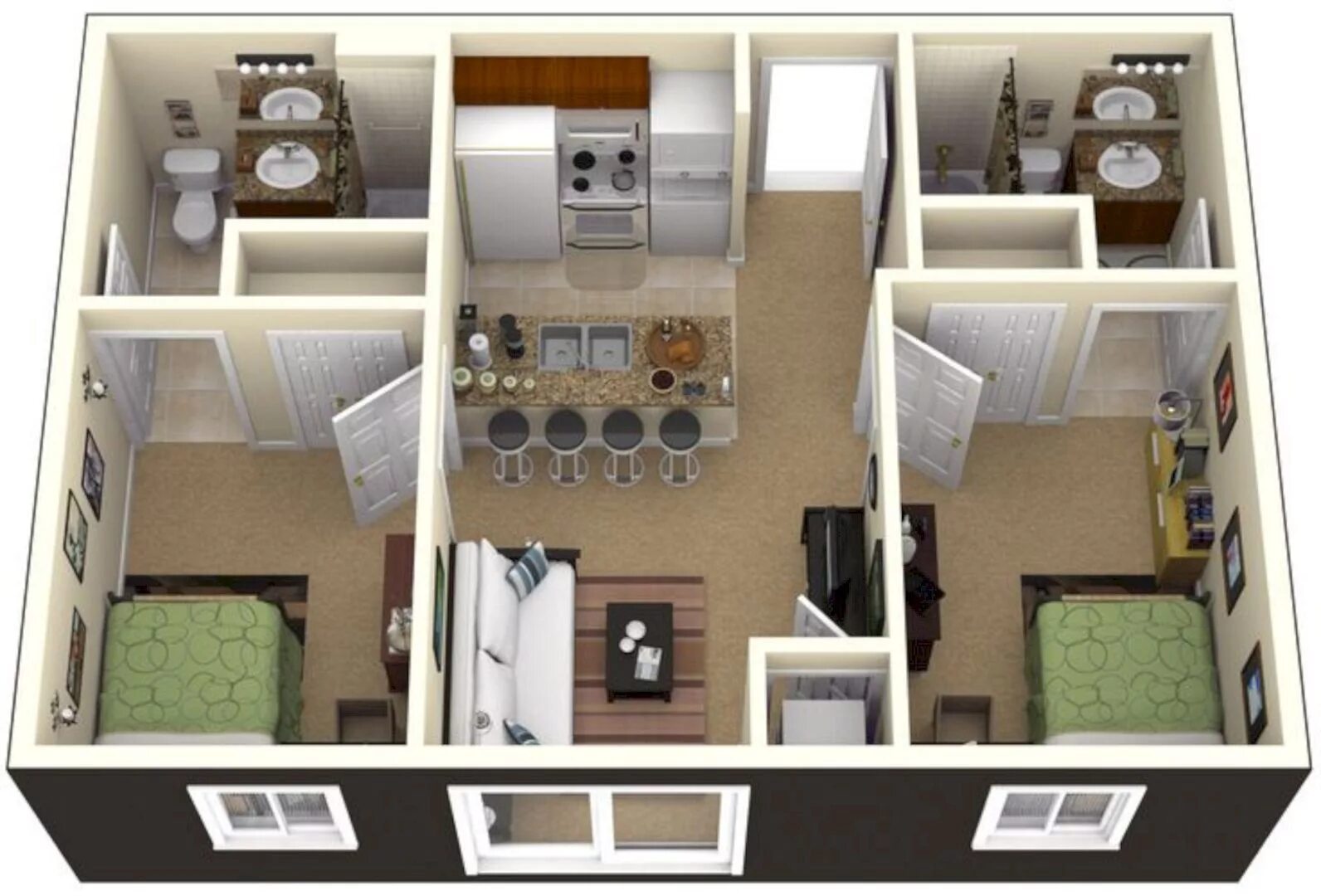 Планировка комнаты. Планировка маленькой квартиры 3d. Планировки маленьких домов. Планировки маленьких домиков.