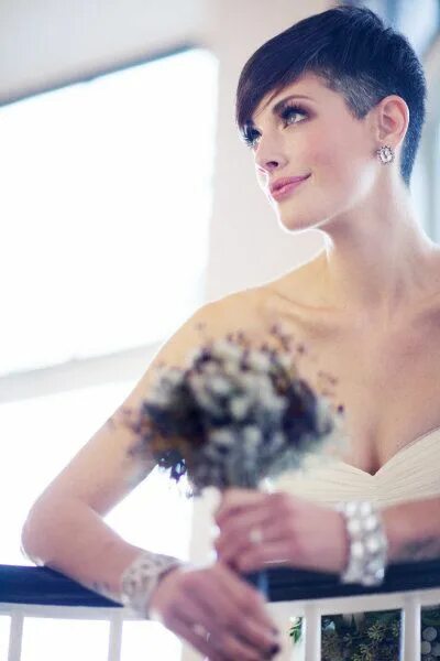 Очень короткие свадебные прически Haarreif Haarschmuck Braut filigree vintage Kurzhaarfrisuren hochzeit, Braut kur