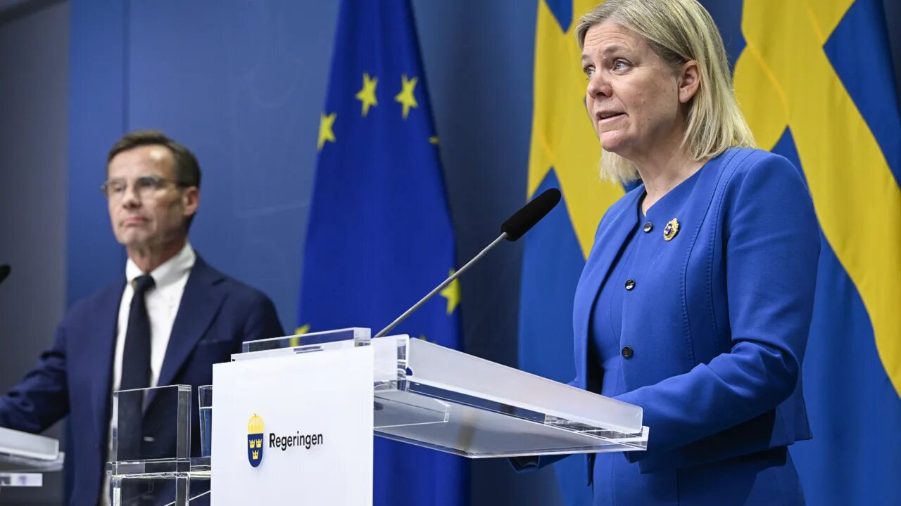Швеция стало нато. Премьер-министр Швеции Магдалена. Швеция в НАТО. - Премьер Швеции Ульф Кристерссон. Финляндия и Швеция в НАТО.