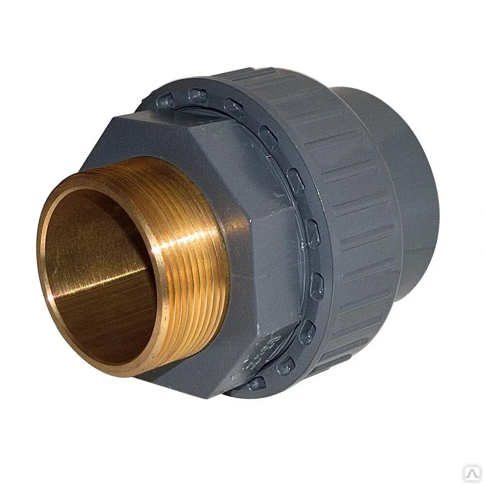 Муфта комбинированная полипропиленовая 40 х 1 1/4". Адаптер ппр с нар резьбой 20 1/2. Металлопласт соединитель 16 1/2 внутр. Муфта с накидной гайкой ppr 20х1/2, серый ртп (125/25). Переход с металла на пластик.