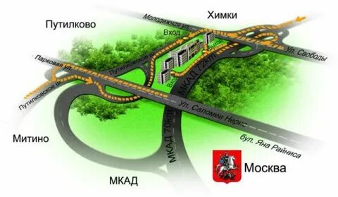 Митино путилково