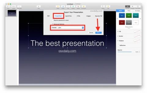 Powerpoint mac