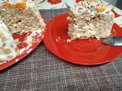 Тортик печенья рыбки без выпечки
