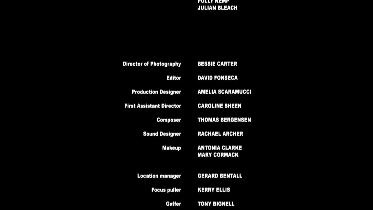 End credits. Credits. Movie credits. End credits. End credits.