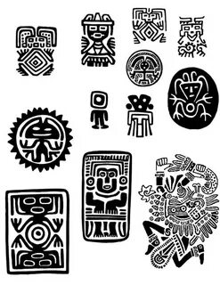 В галерее представлены: денежный символ майя, ацтеки майя инки орнамент, ка...