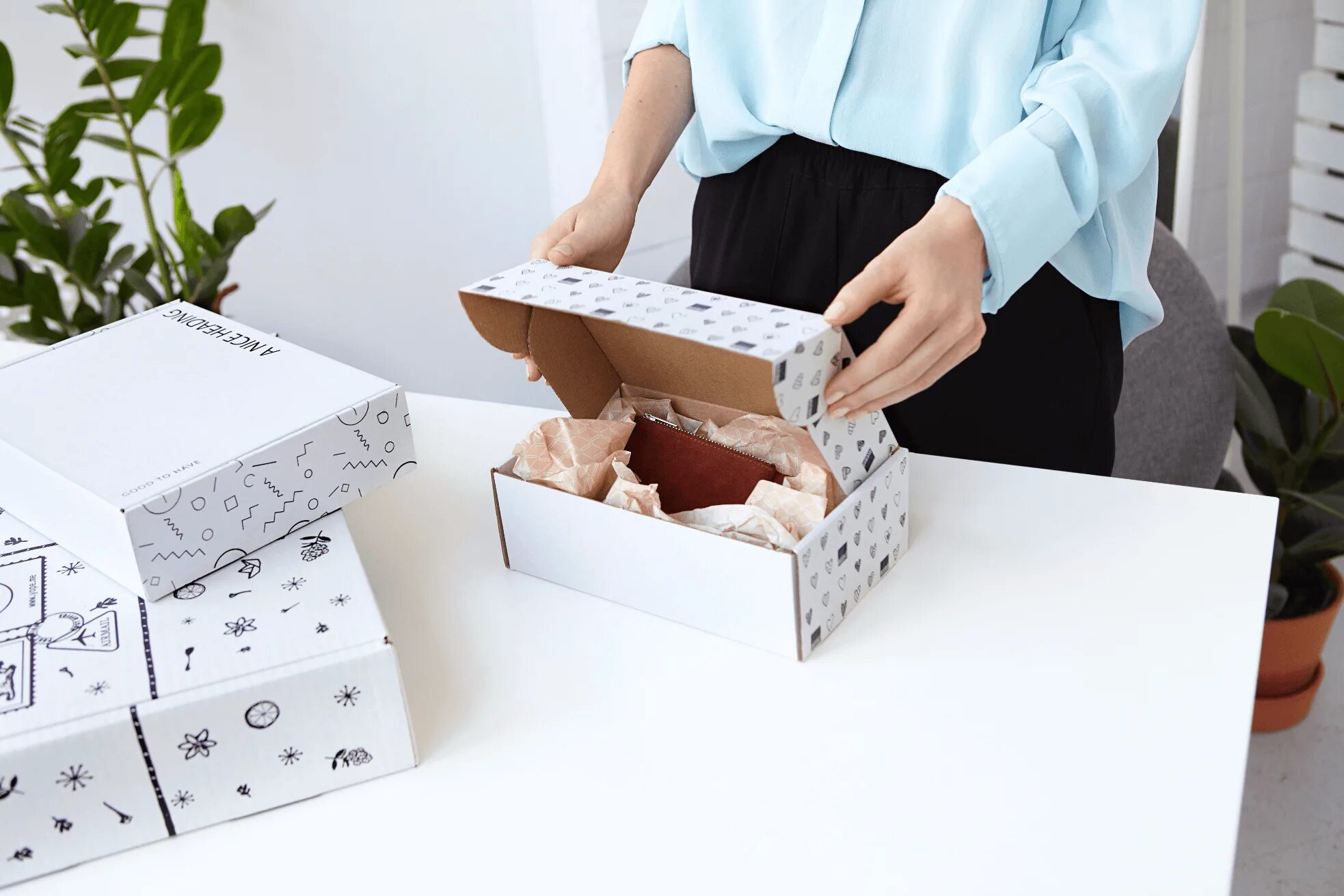 Some boxes