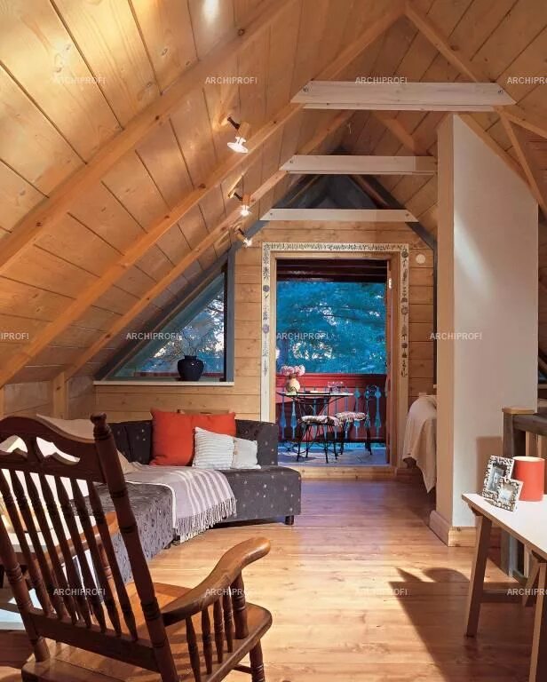 Проект дачной мансарды. Интерьер мансарды. Интерьер мансарды. Проект дачной мансарды. Обустройство мансарды.