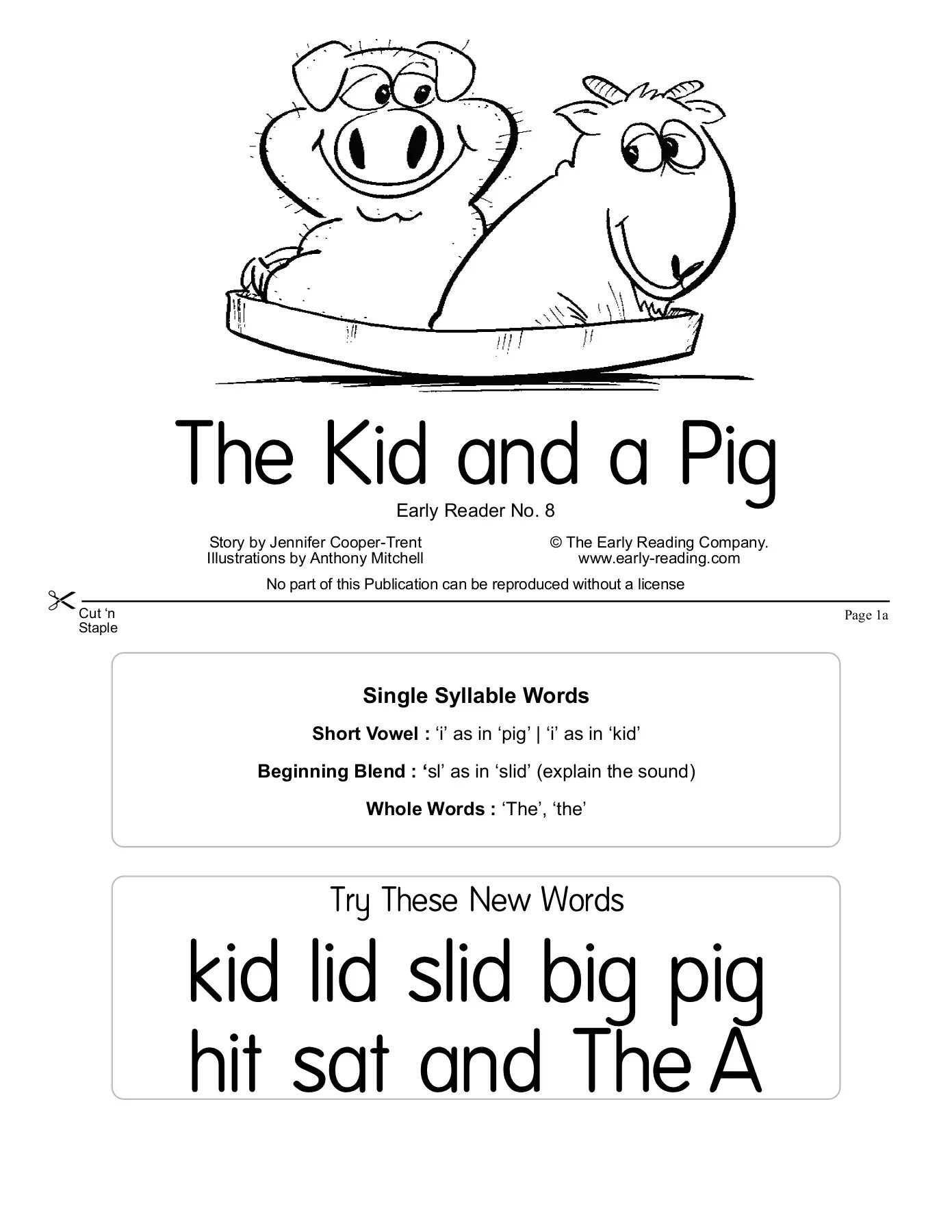 Early reading. Early reading Kid and the Pig. Early reading обложка. Early Readers Phonics Mini books. Early reading 2