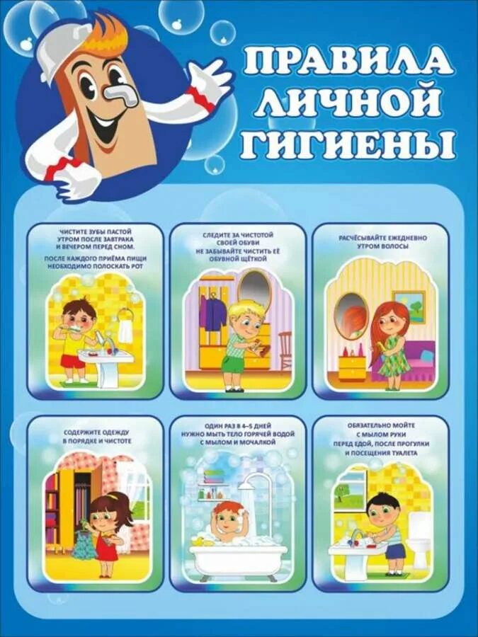 Про личную гигиену детям