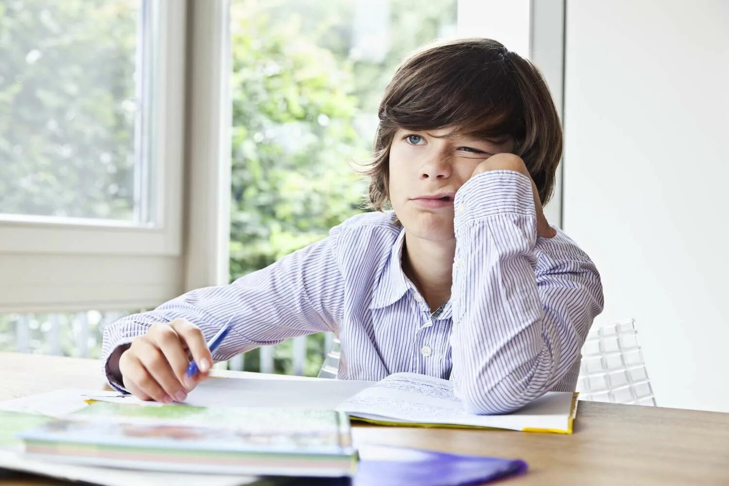 Did homework