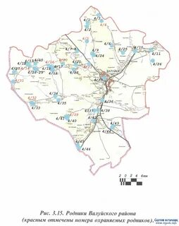 Город валуйках белгородская область карта