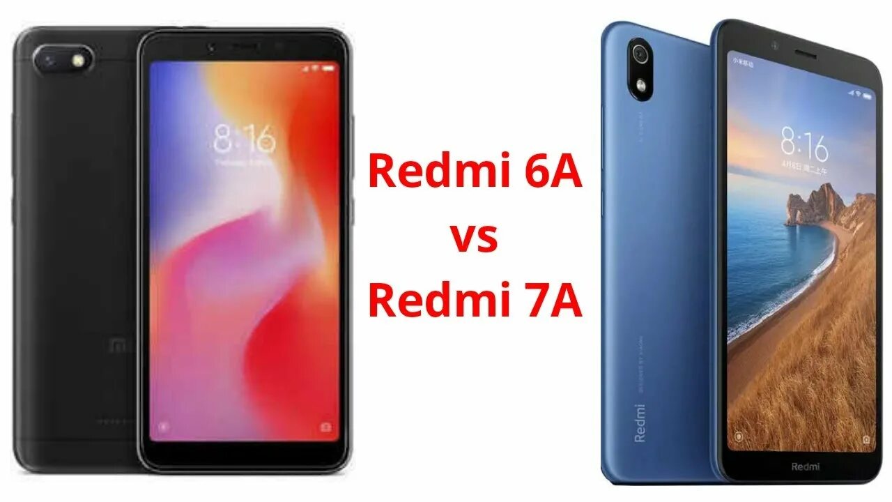 Сравнение redmi 6