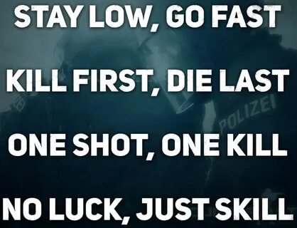 Look around stay low