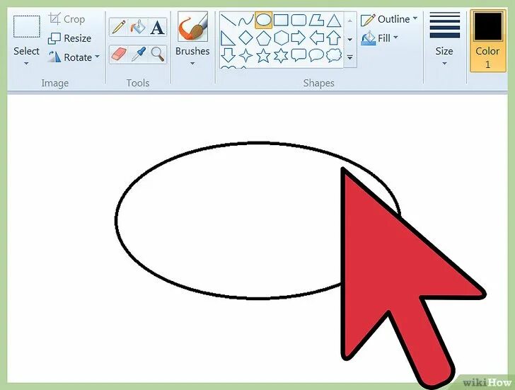 Как обрезать в paint