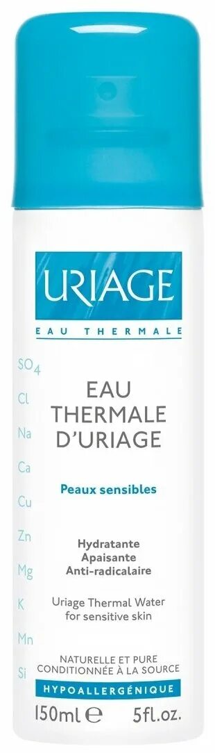 Вода термальная 300. Урьяж вода термальная 300мл. Eau Thermale от Uriage. Термальная вода Урьяж 300. Термальная вода для лица Урьяж.