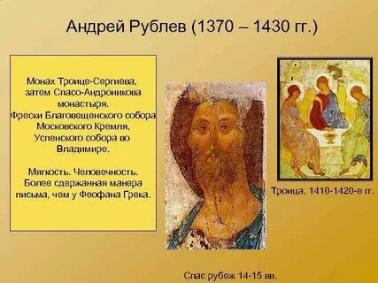 Культура андрея рублева