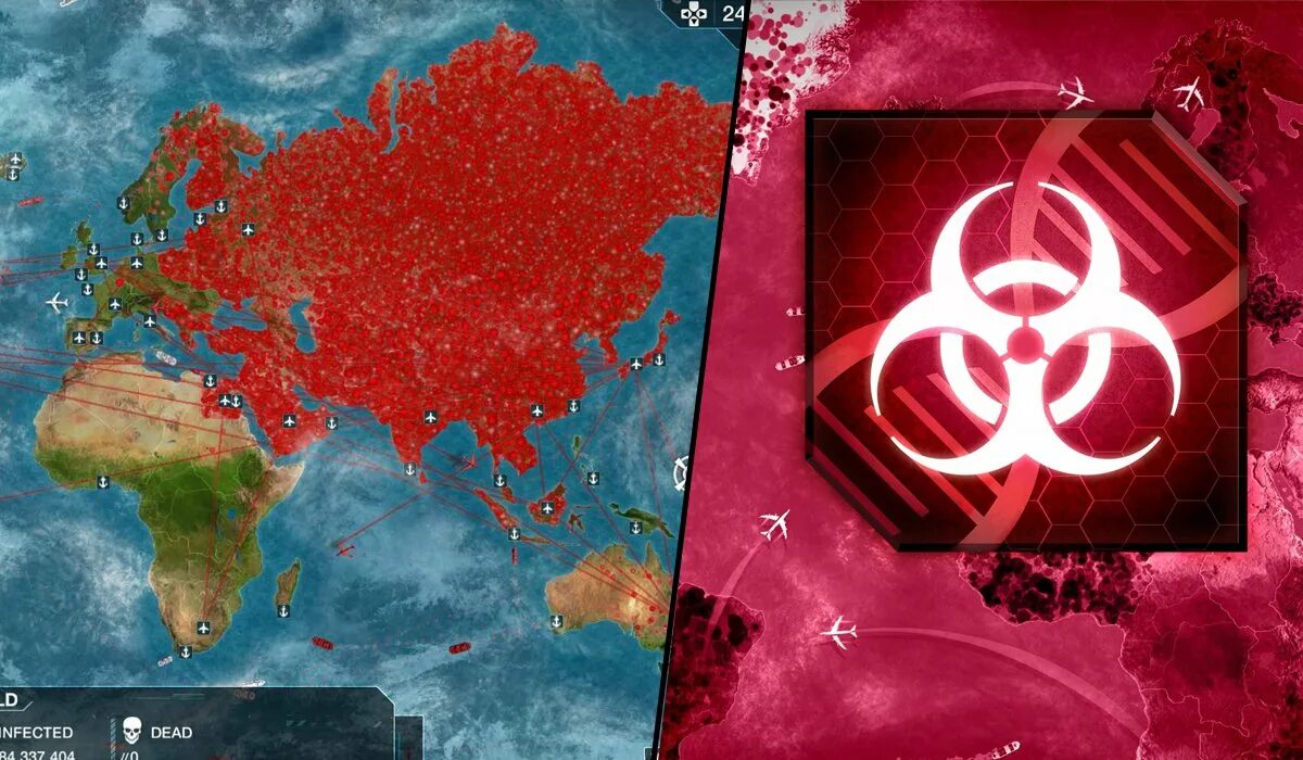 Plague Inc заражение.