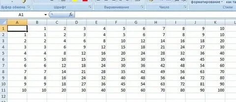 Диапазон от 1 до 10