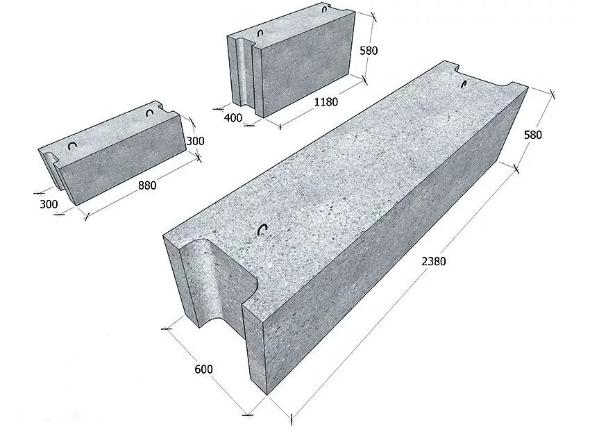 Какой размер бетонных блоков. Фундаментный блок ФБС 9-4-6. Блоки ФБС 24.5.6 габариты. Блок ФБС 6.3.3. Блок бетонный ФБС 9.4.6.