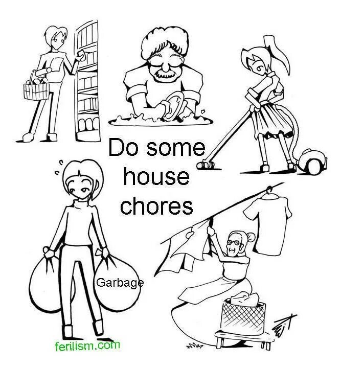 House chores. Проект на тему helping at home. Do some chores. Женщина у стиральной машины. Домашние обязанности картинки для детей.