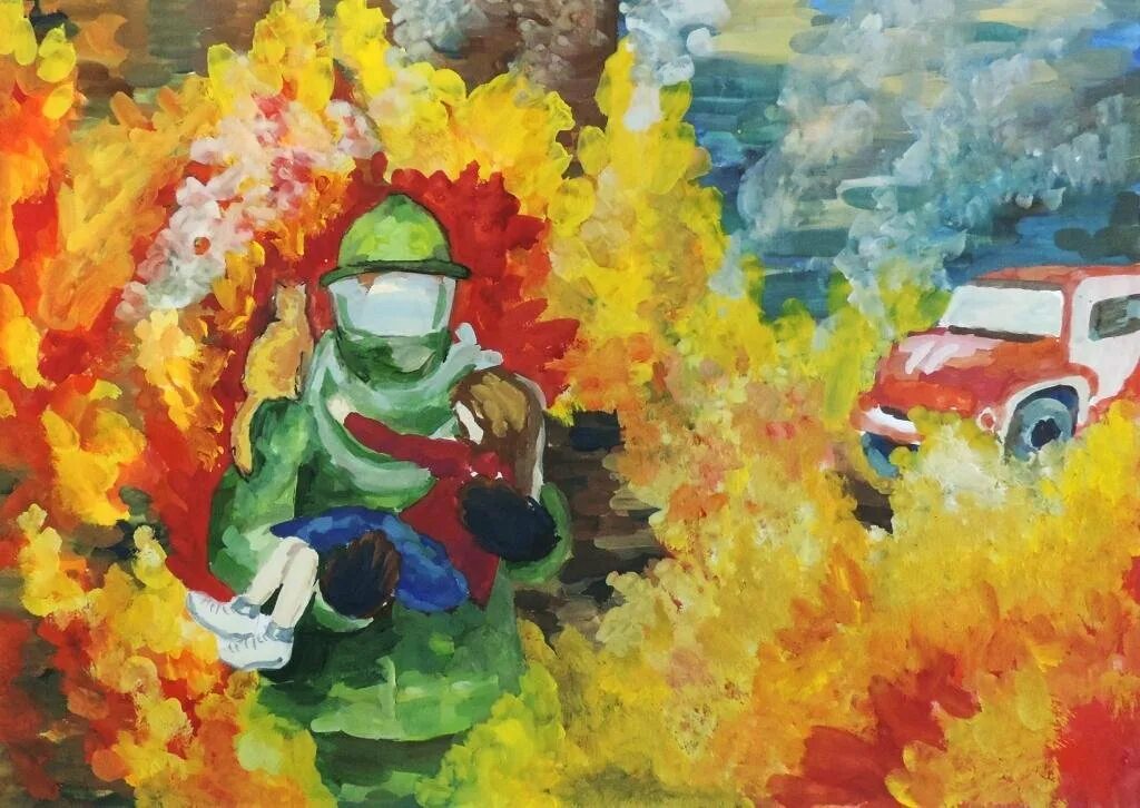 Картина Неопалимая Купина пожарная безопасность. Пожарные и спасатели глазами детей. Пожарный рисунок. Рисунок на пожарную тему. Рисунки вдпо