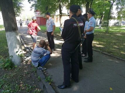 Полиция на месте происшествия
