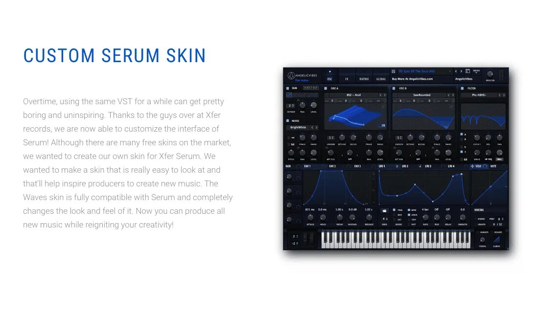 Serum Skins. Serum Интерфейс. Serum Wave.