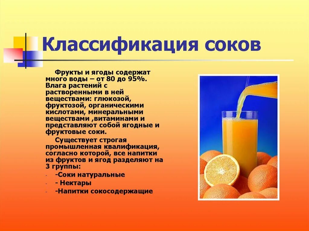 Какие соки нужно пить. Классификация фруктовых соков. Презентация на тему полезные соки. Сок для презентации. Презентация на тему фруктовые соки.