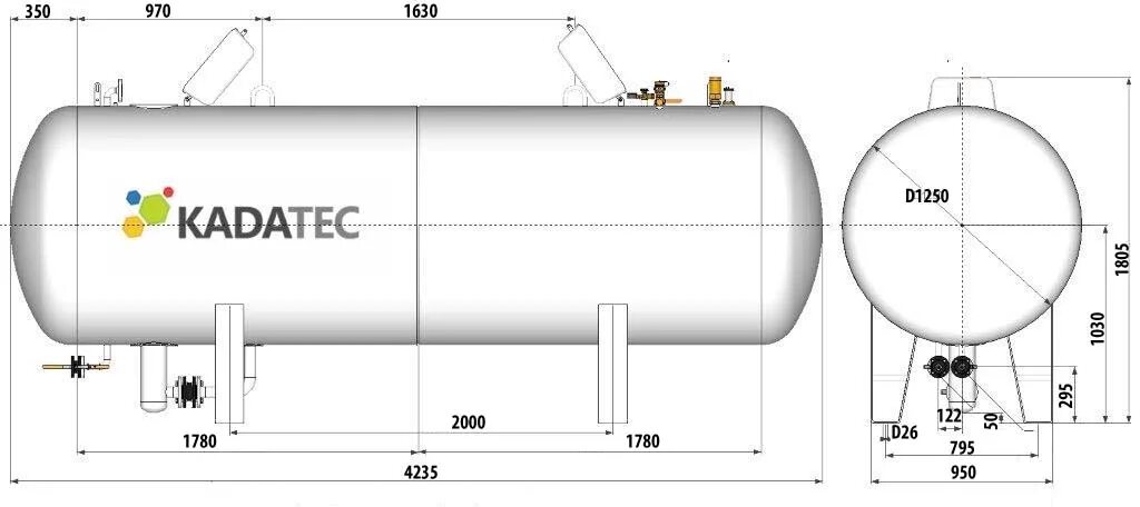 Сколько газа в газгольдере. Схема обвязки газгольдера с испарителем. Газгольдер сжиженного газа 54 м3 чертежи. Газгольдер сжиженного газа 54 м3. Kadatec Газгольдер.