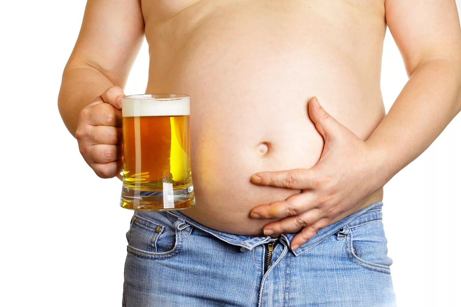 Пить пиво раз в неделю. Пивной живот у женщин.