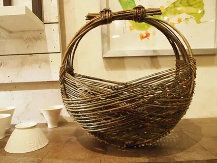 Плетеные корзины из ивы