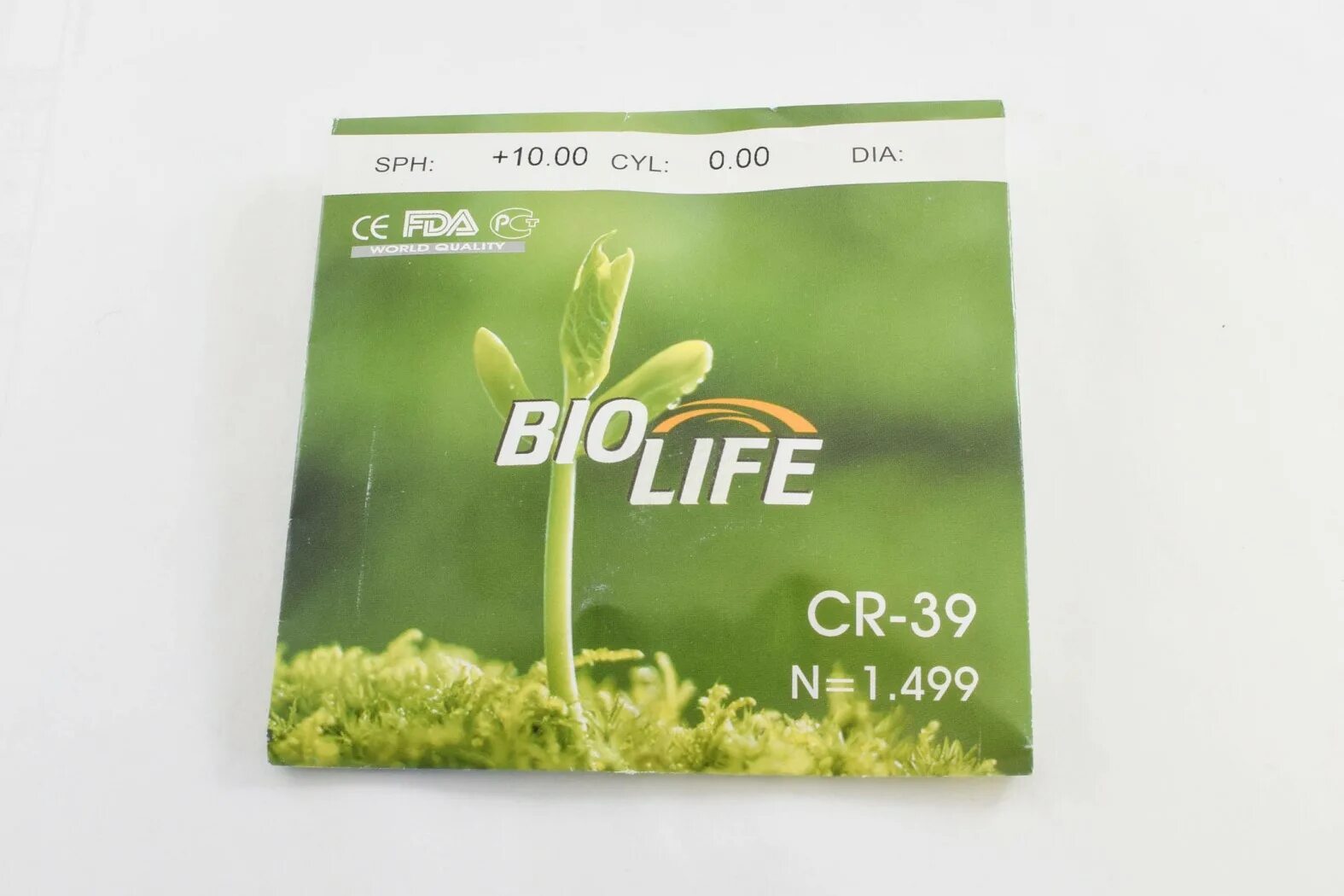 Biolife CR-39. Линзы Bio. Линзы BIOMAX. CR-39.