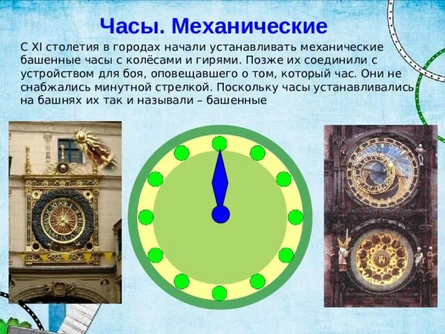 История часов проект 4 класс Часы online presentation