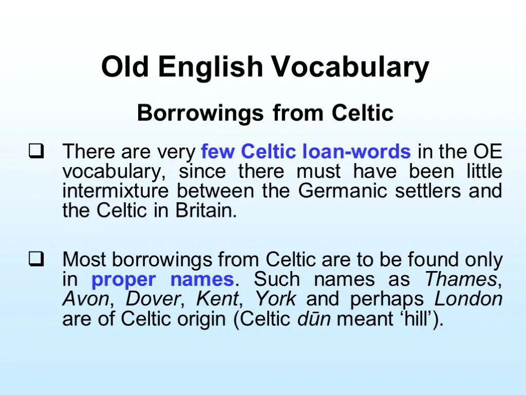 Old english spoken. Old English Vocabulary. Celtic borrowings in English. Old English borrowings. Celtic borrowings.