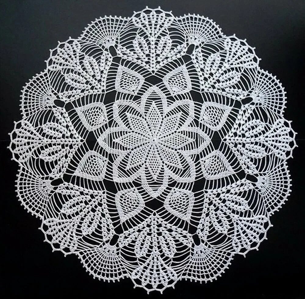 Изумительная салфетка Doily крючком