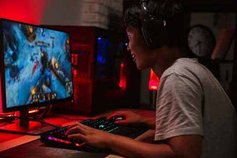 We played computer games