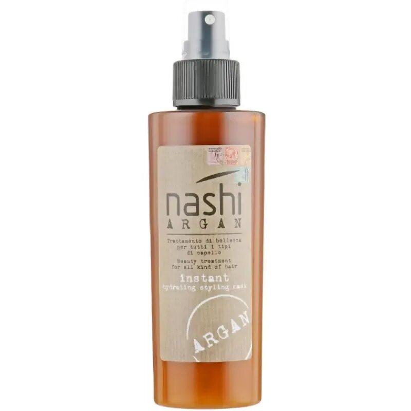 Несмываемая маска спрей. Nashi Argan спрей маска. Nashi Argan instant Hydrating styling. Nashi Argan несмываемая маска. Nashi спрей instant Hydrating styling Mask.