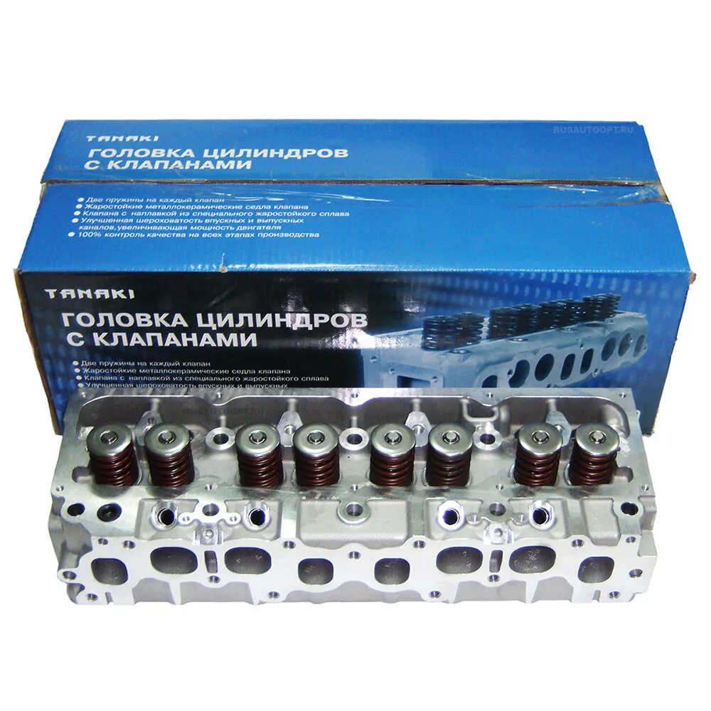 Головка блока УМЗ 4216.4213 С клапанами TKG-1003010-67 TANAKI. ГБЦ а274 1003010. Головка блока УМЗ а274 next Evotech под ГБО TANAKI. Головка блока цилиндров УМЗ-а274 эвотек.