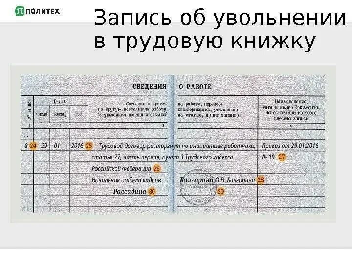 Запись в тк об увольнении по собственному. Запись об увольнении в трудовой книжке образец. заполнение в трудовой книжке увольнение по собственному желанию. уволена по собственному желанию запись в трудовой книжке образец. запись в трудовой книжке уволен по собственному желанию.